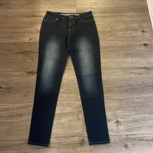Express jeans dark wash stretch skinny leg size 6
